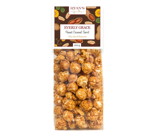 Everly Grace Popcorn Peanut Caramel Swirl kaufen | Karamell und Erdnussbutter für unwiderstehlichen Genuss | Ideal für Naschkatzen