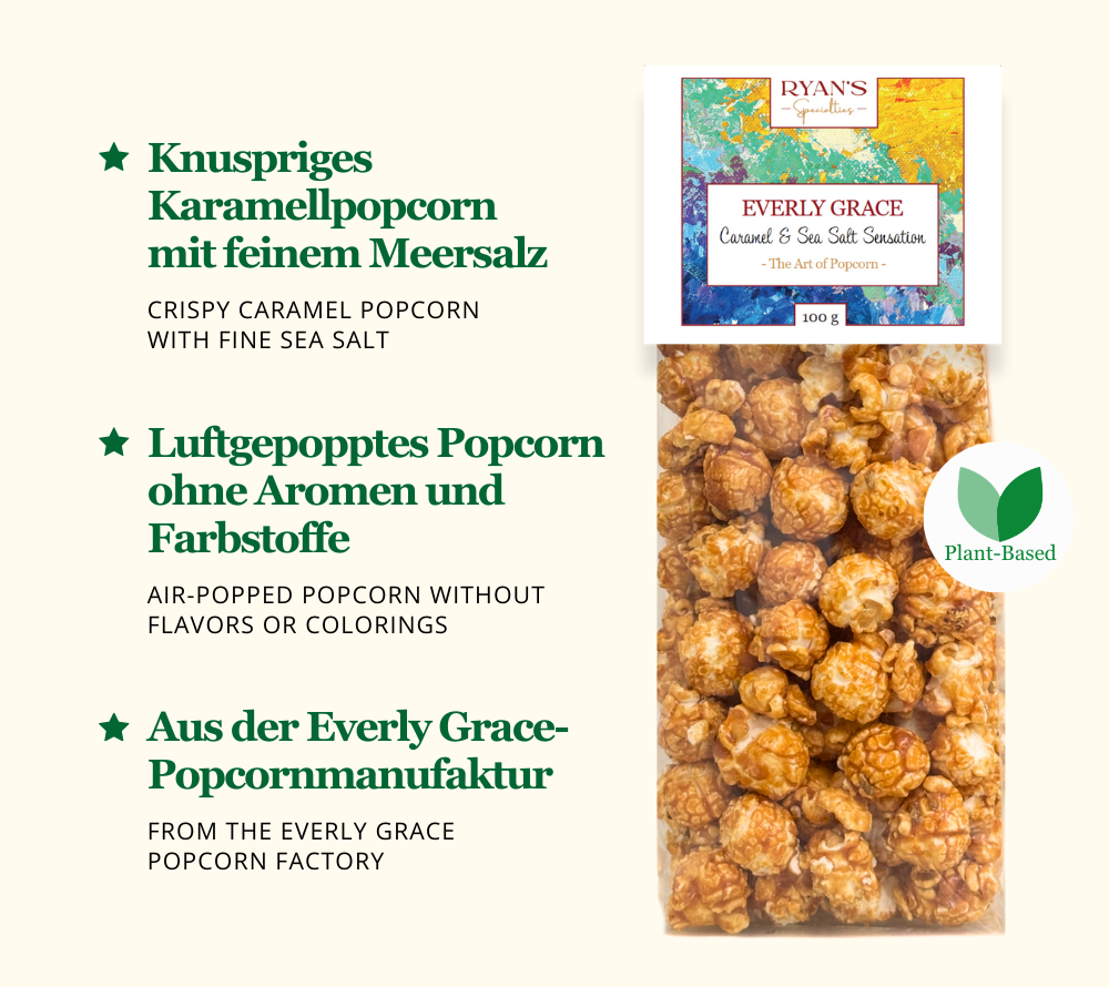 Everly Grace Caramel & Sea Salt Sensation kaufen - Knuspriges Karamellpopcorn mit feinem Meersalz