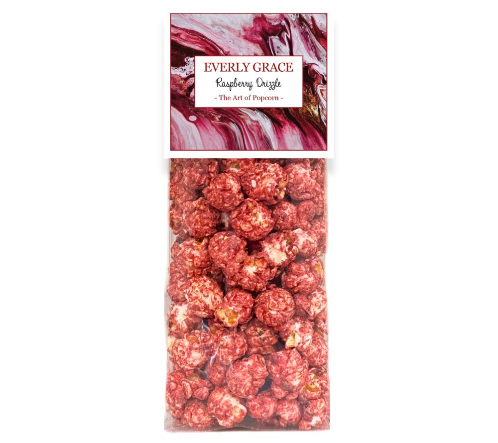Raspberry Drizzle Popcorn von Everly Grace 100g