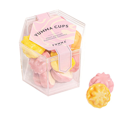 Yumma Cups Hexagon Box von Yumma Candy (79 g)