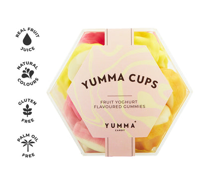 Yumma Cups Hexagon Box von Yumma Candy (79 g)