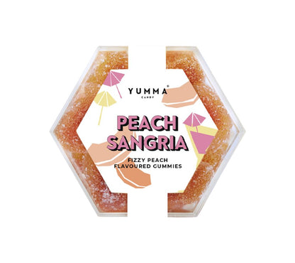 Peach Sangria Hexagon Box von Yumma Candy (97 g)
