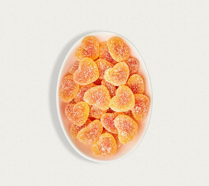 Peach Sangria Hexagon Box von Yumma Candy (97 g)