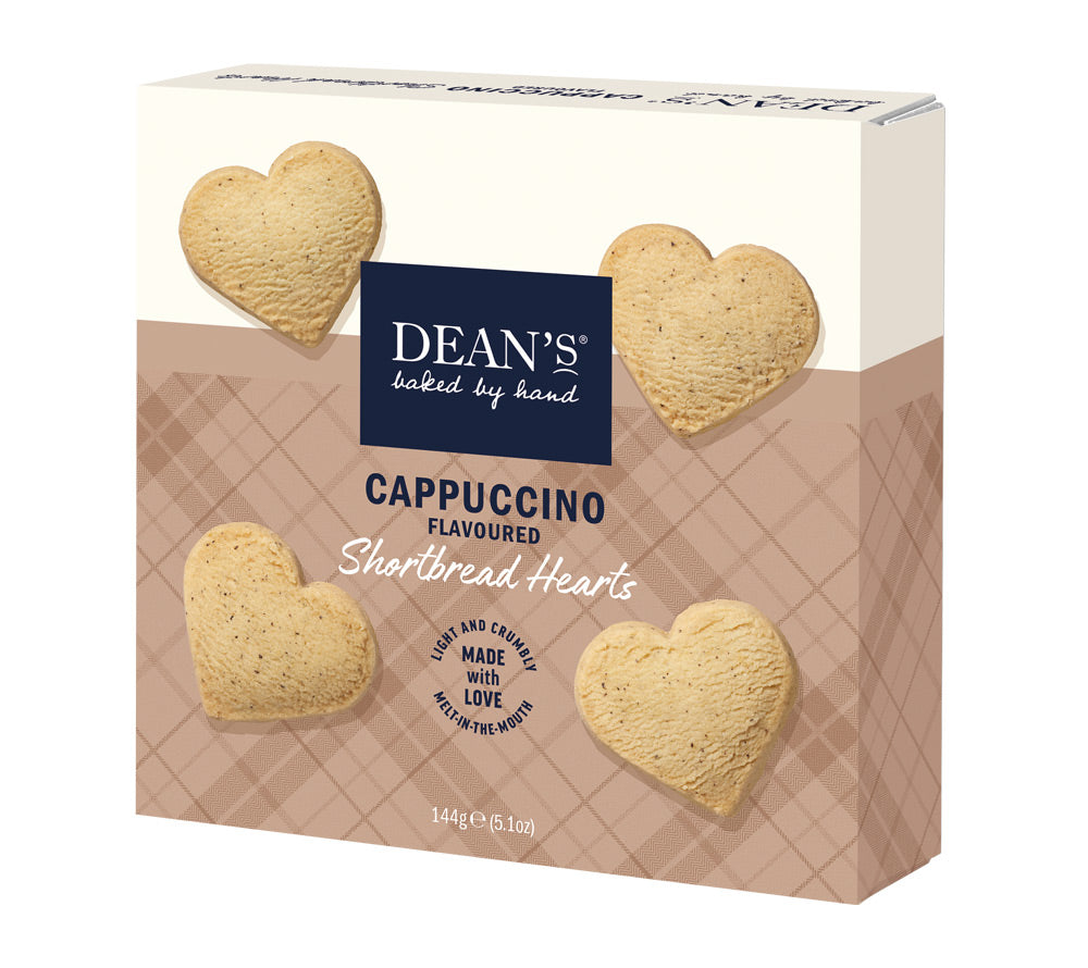 Cappuccino Shortbread hearts von Dean's
