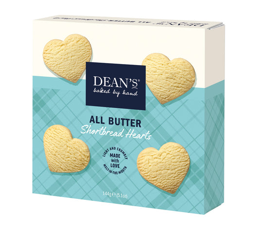 All Butter Shortbread Hearts von Dean's