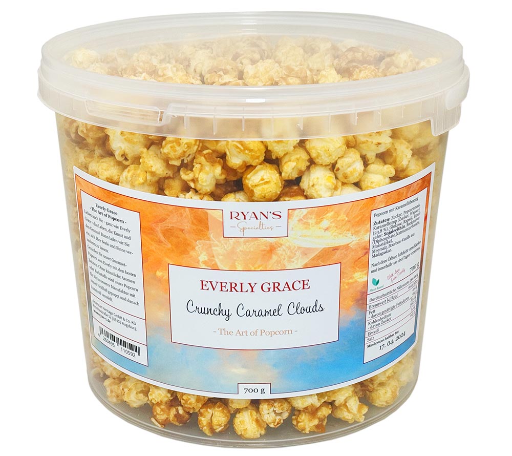 Everly Grace Popcorn Crunchy Caramel Clouds