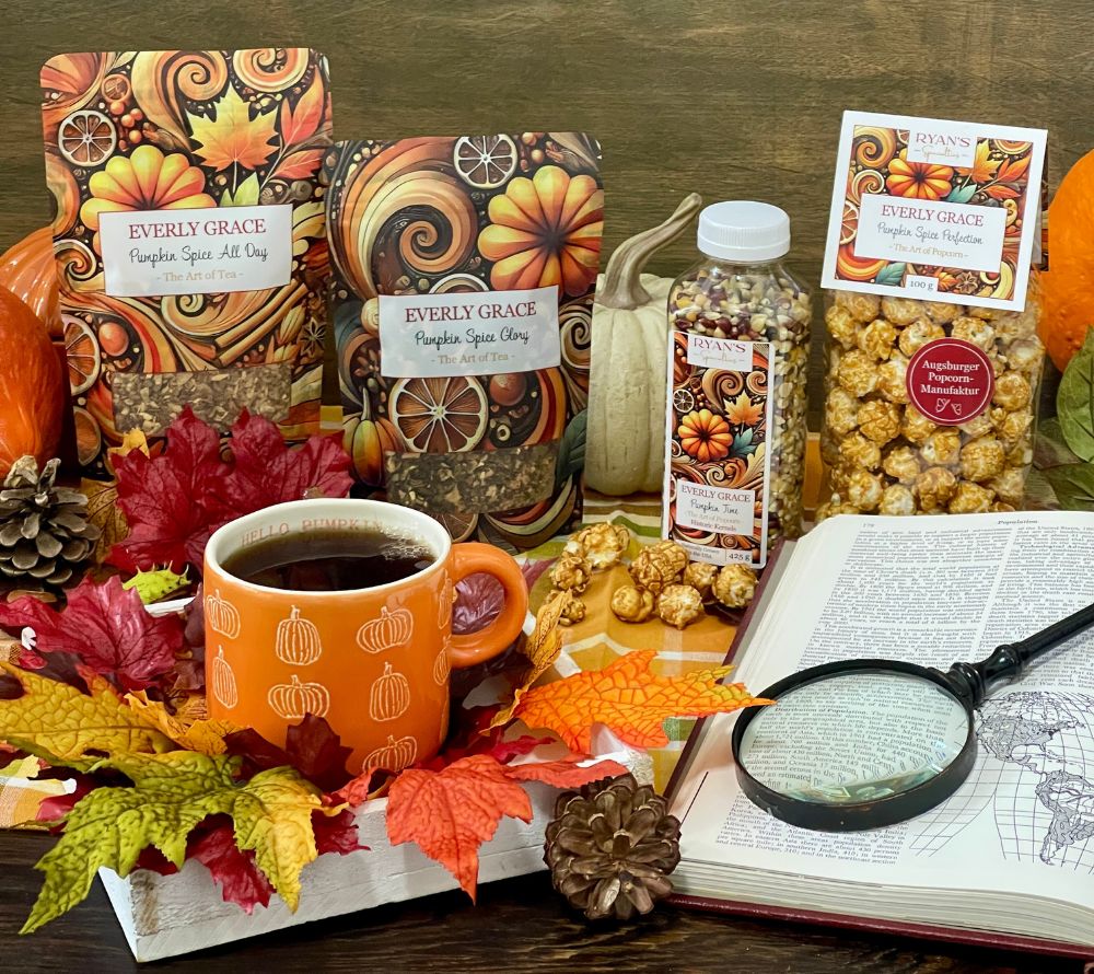 Everly Grace Pumpkin Time Popcornkörner online bei Ryan's Specialties kaufen – Gourmet-Popcornmais aus den USA, perfekt für knusprigen Herbstgenuss.