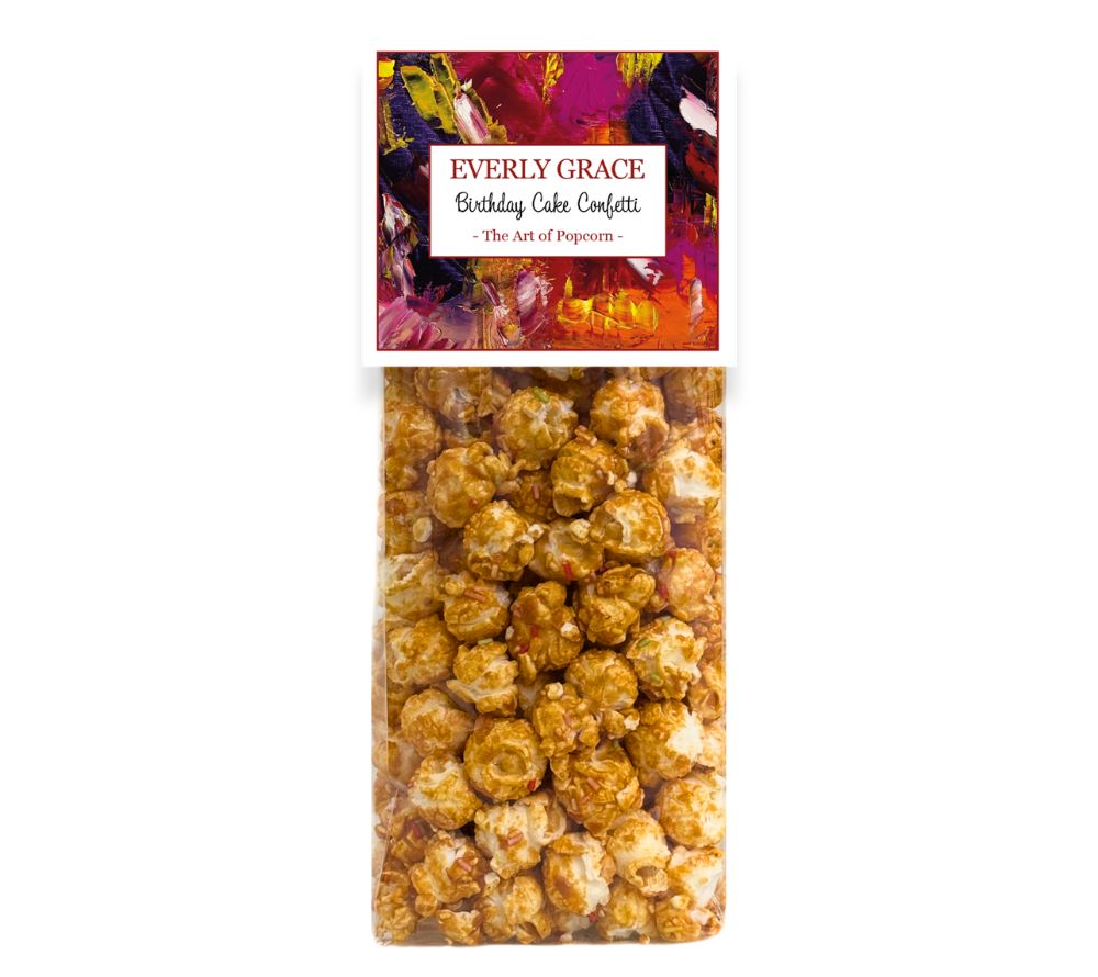 Birthday Cake Confetti Popcorn von Everly Grace 100g