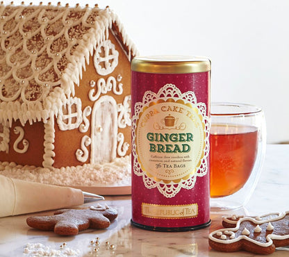 Gingerbread Cuppa Cake Red Tea von The Republic of Tea kaufen |  Perfekter Wintertee | Geschmack von Lebkuchen | Extraportion Gemütlichkeit