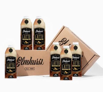 Pistachio Crème Latte von Elmhurst | Feiner Genuss mit Pistazie | heiß oder kalt genießen | koffeinhaltig | 100 % pflanzlich und vegan 
