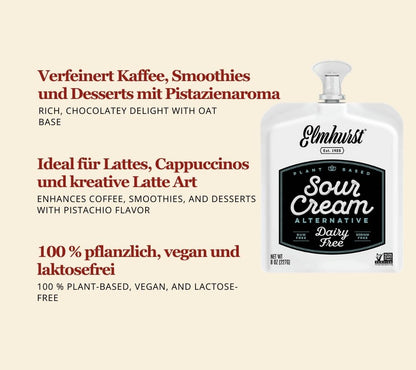 Dairy-Free Sour Cream von Elmhurst (227 ml) | 100 % pflanzlich & vegan | glutenfrei | nachhaltige Verpackung | Europaweiter Versand | Jetzt bestellen!