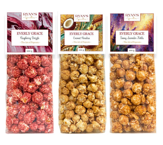 Everly Grace Popcorn kaufen - Raspberry Drizzle, Coconut Paradise, Sunny Lavender Fields