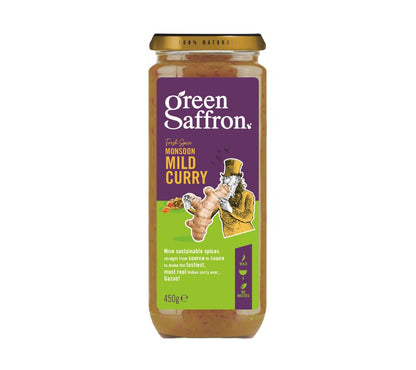 Mild Curry Sauce von Green Saffron kaufen | aus 9 feinen Gewürzen | 100 % natürliche Zutaten | Europaweiter Versand | Jetzt bestellen!