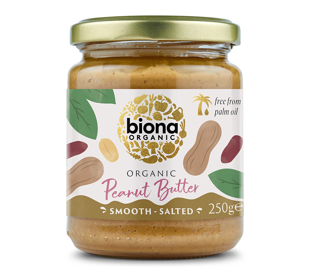 Peanut Butter Smooth Salted von Biona 250g