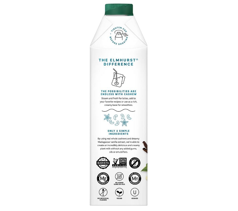 Cremige Cashewmilch mit echter Madagaskar-Vanille | 100 % pflanzlich, vegan & laktosefrei | Ohne Zuckerzusatz, ohne Emulgatoren oder Stabilisatoren | Jetzt bestellen!
