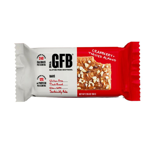 Cranberry Toasted Almond Bars online kaufen – fruchtig-nussiger Snack, proteinreich, vegan & glutenfrei. Perfekt für Büro, Sport & Freizeit.