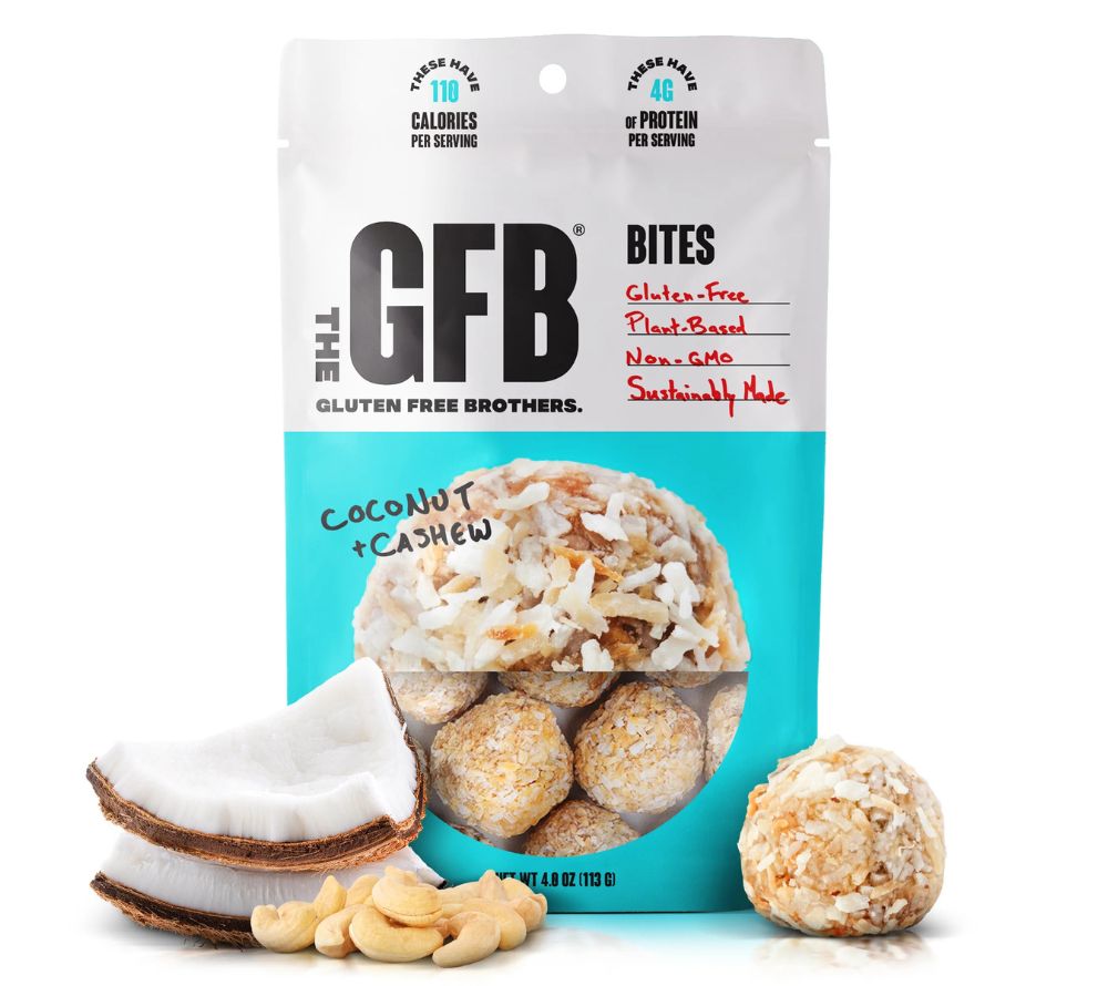 Coconut Cashew Bites online bestellen – cremig-knuspriger Snack mit Kokos & Cashew, vegan, glutenfrei & proteinreich bei Ryan’s Specialties.