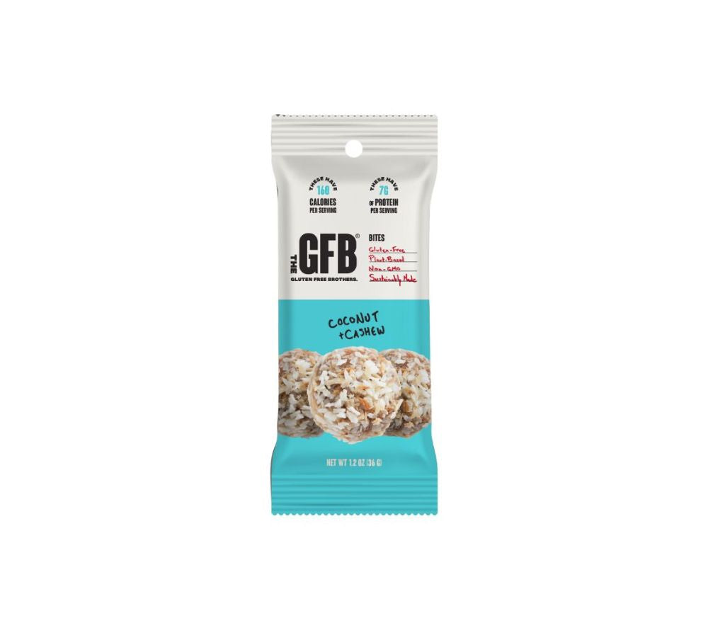 Coconut Cashew Bites online bestellen – cremig-knuspriger Snack mit Kokos & Cashew, vegan, glutenfrei & proteinreich bei Ryan’s Specialties.