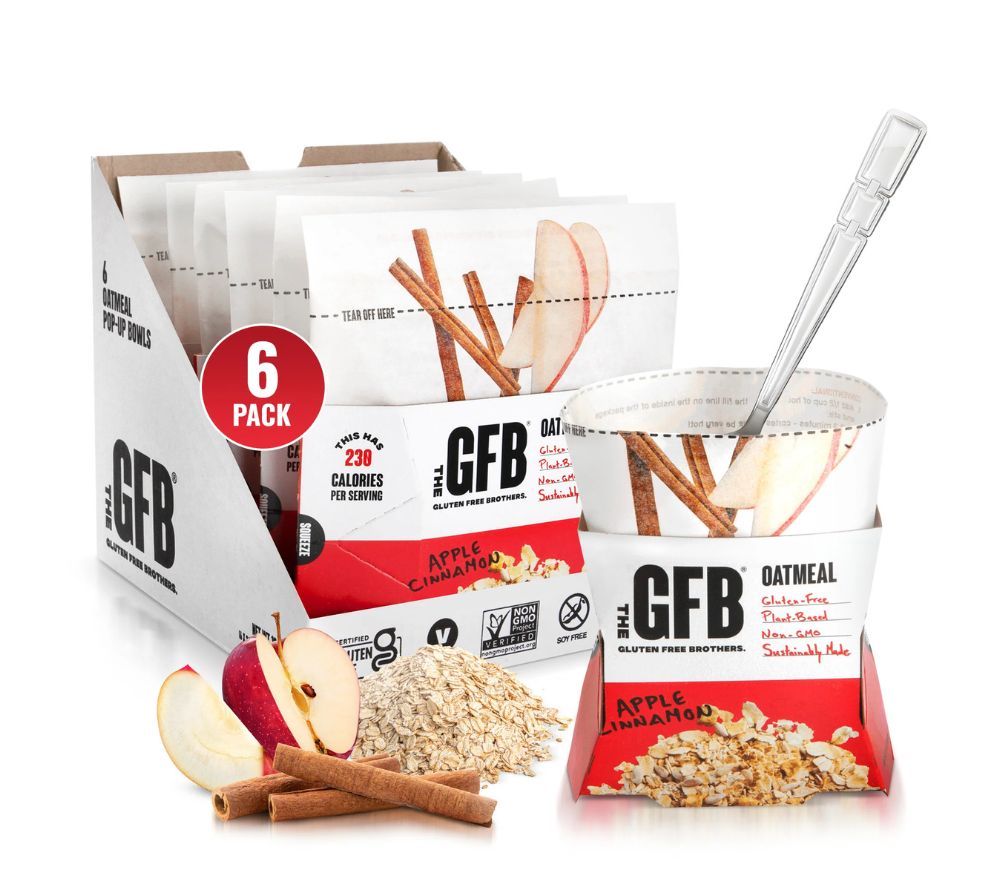 Apple Cinnamon Oatmeal kaufen – veganes Haferfrühstück mit Apfel & Zimt, proteinreich & glutenfrei. Perfekt für den Tagesstart.