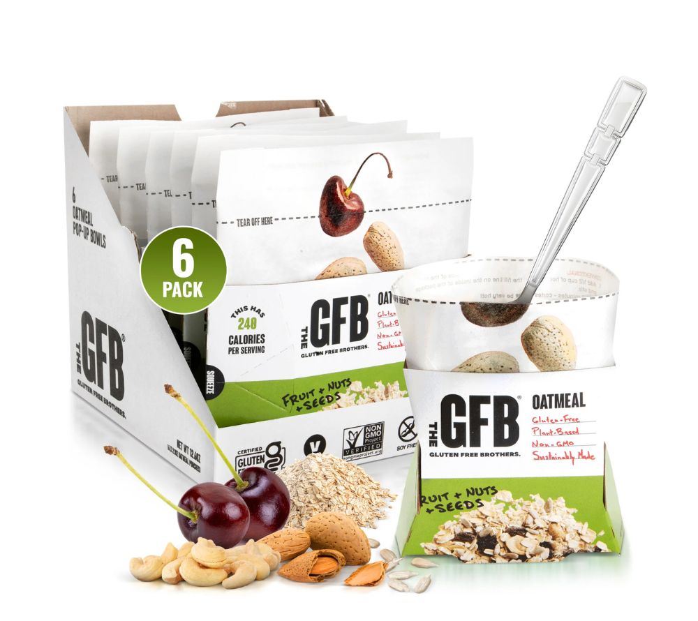 Fruit, Nuts & Seeds Oatmeal online bestellen – proteinreiches, veganes Haferfrühstück mit Früchten & Nüssen. Jetzt bei Ryan’s Specialties.