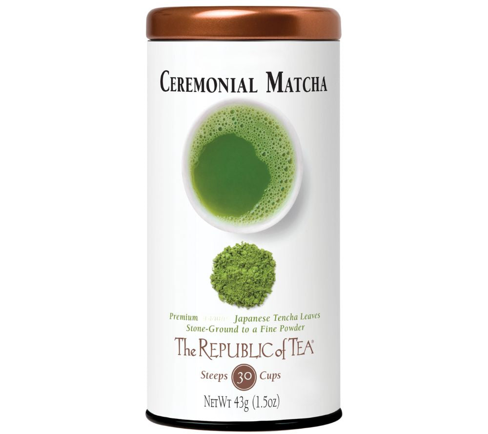 Ceremonial Matcha Tea von The Republic of Tea: hochwertiger Matcha aus Japan, mild, fein & vielseitig für Tee, Latte und Iced Drinks. Jetzt entdecken!