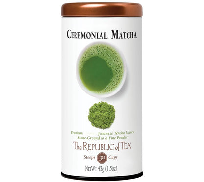 Ceremonial Matcha Tea von The Republic of Tea: hochwertiger Matcha aus Japan, mild, fein & vielseitig für Tee, Latte und Iced Drinks. Jetzt entdecken!