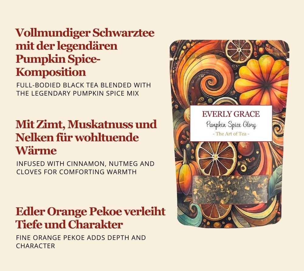 Edler Schwarztee | mit Zimt, Muskat & Nelken | Kräftig, aromatisch & wärmend | Vegan, natürlich & ohne künstliche Zusätze | Europaweiter Versand | Jetzt kaufen!