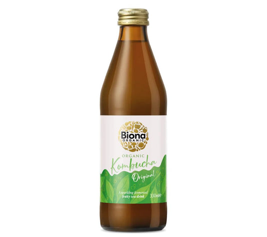 Biona Kombucha Original bei Ryan's Specialties kaufen – Bio, natürlich perlend, erfrischend & vielseitig für bewusste Genussmomente.