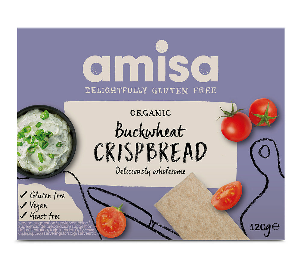 Knäckebrot - Buckwheat wholegrain in Bio-Qualität von Amisa