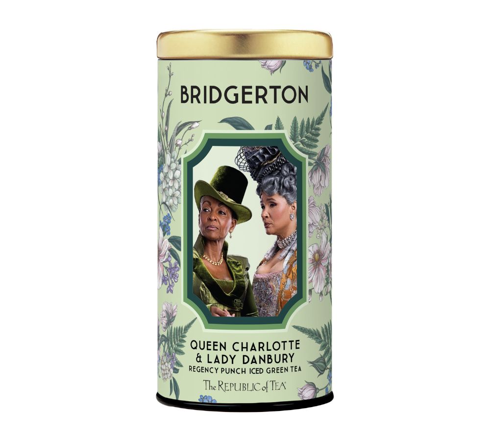 Bridgerton Regency Punch Iced Green Tea kaufen – fruchtiger Grüntee mit Zitrus & Hibiskus. Perfekt als Eistee. Jetzt online bestellen bei Ryan's Specialties.