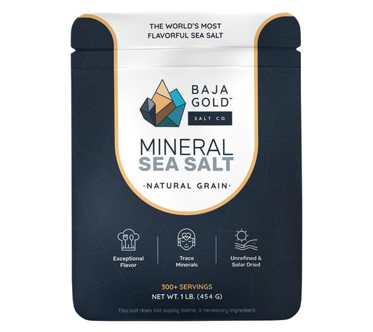 Baja Gold Mineral Sea Salt kaufen | Natürliches, mineralstoffreiches, unraffiniert Meersalz | Perfekt für den täglichen Gebrauch 