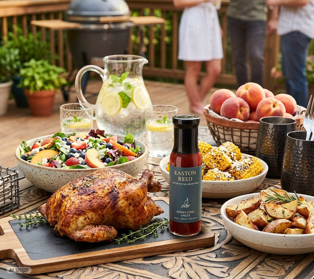 Honey Chili Sauce von Easton Reed - Süße trifft Schärfe für Ihr BBQ