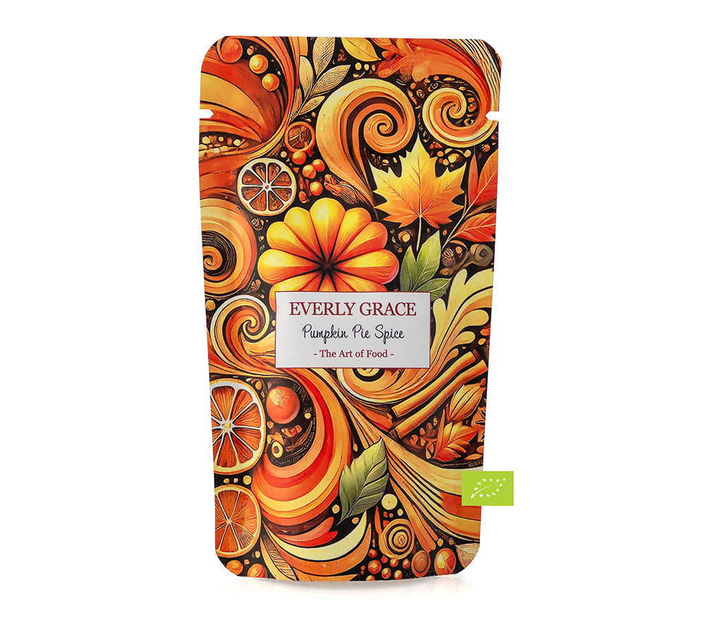 Bio-Pumpkin Pie Spice im 50g-Nachfüllbeutel von Everly Grace