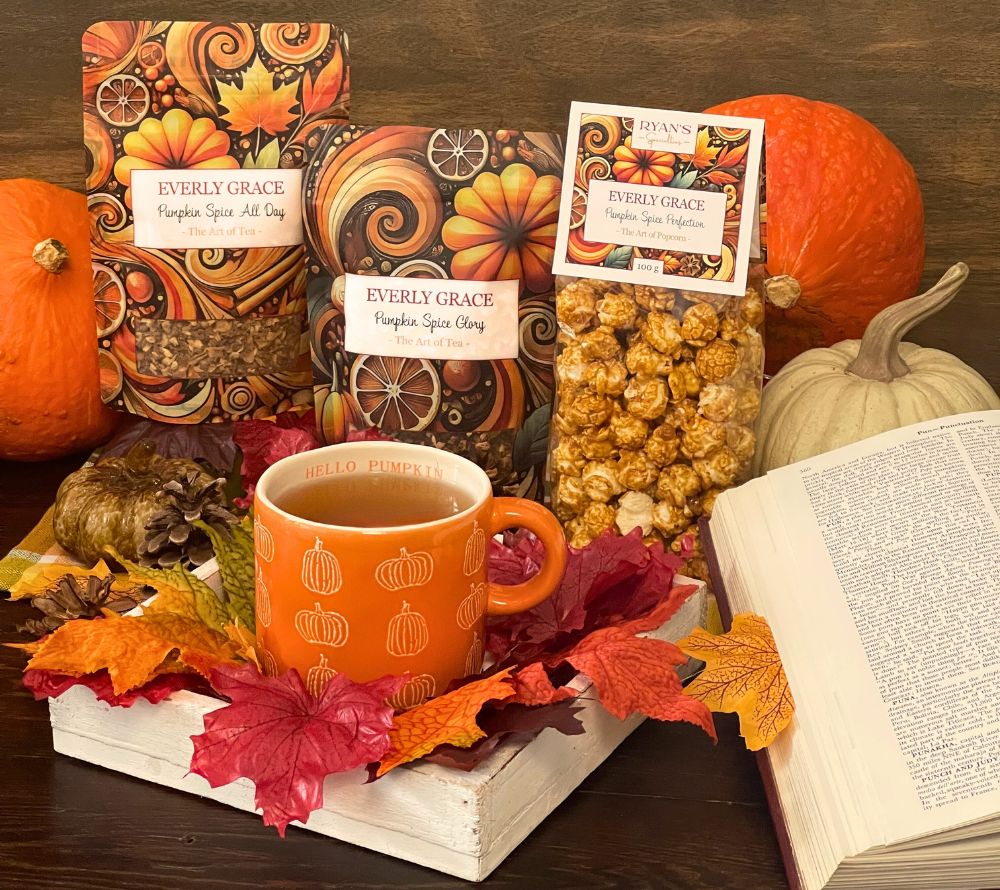 Herbst im Glas | Zimt, Muskatnuss und würzigem Ingwer | Natürlich & koffeinfrei Entspannender Genuss zu jeder Tageszeit | Europaweiter Versand | Jetzt bestellen!