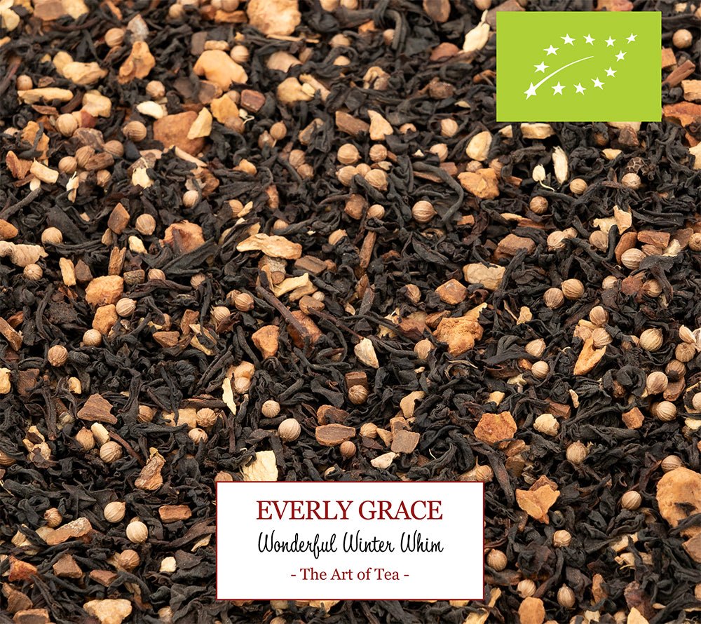 Wonderful Winter Whim Tee von Everly Grace kaufen. Exquisite Wintermischung. Bio-Schwarztee, Wärmende Gewürze. Ausgewogen und harmonisch