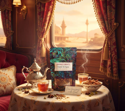 Oriental Tea Express Bio-Chai von Everly Grace | Ein Geschmackserlebnis wie im Orient Express | Bio-Chai-Mischung | rein biologische Zutaten