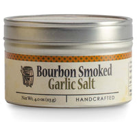 Bourbon Smoked Garlic Salt von Bourbon Barrel Foods kaufen | Rauchsalz mit Knoblauch | Ideal zu Fisch, Geflügel und Lamm 