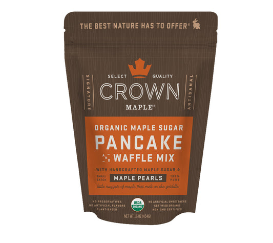Maple Sugar Pancake & Waffle Mix in Bio-Qualität kaufen | Pancake- und Waffelmix mit Ahornsirup | Ideal fürs Frühstück | EU-weiter Versand