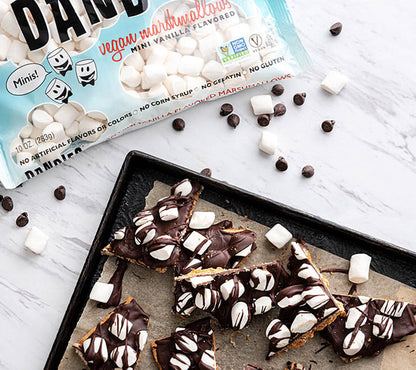Dandies Marshmallows - Mini Vanilla (vegan) kaufen | Bestseller | Vegane Mini Vanille Marshmallows | Ideal zum Backen, Naschen, für Heißen Kakao