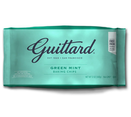 Chocolate Chips Green Mint von Guittard kaufen | minzige Schokoladenchips | Ideal zum zum Backen und Naschen | EU-weiter Versand