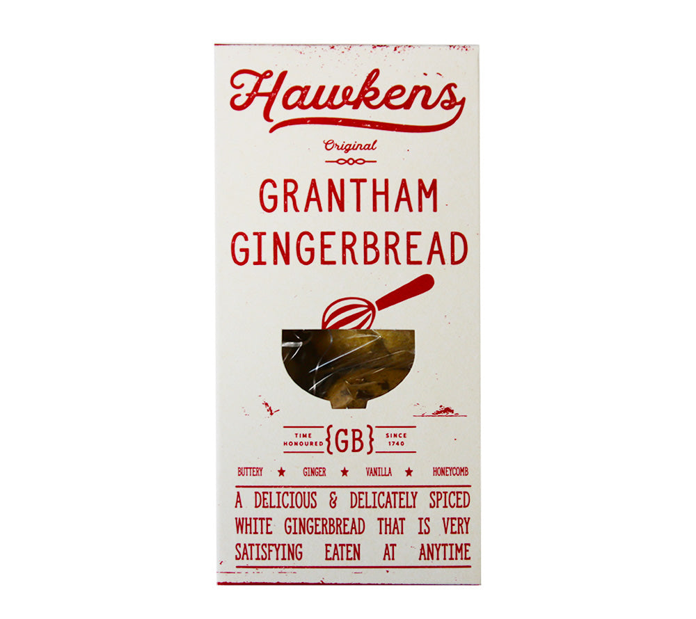 Grantham Gingerbread Cookies von Hawkens Gingerbread kaufen | köstliche-zarte, weiße Ingwerkekse ohne Sirup | Ideal zu Kaffee oder Tee 