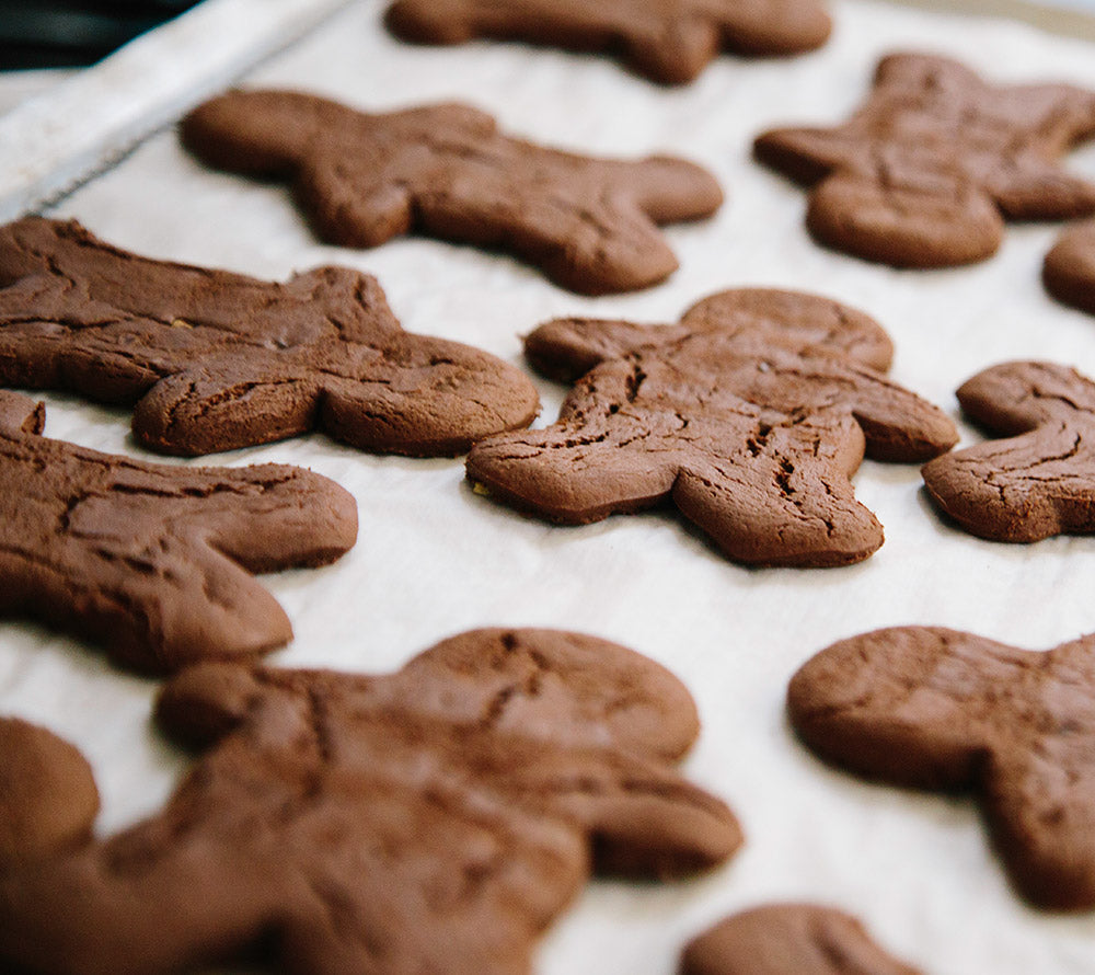 Gingerbread Men Original von Hawkens Gingerbread kaufen | 2 Ingwerkeksmänner mit 100 %igem Kakao und Noten von Orange | Ideal zu Kaffee oder Tee 