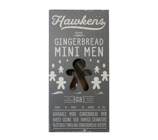 Gingerbread Men Mini von Hawkens Gingerbread kaufen | Lebkuchenmänner als Ingwerkekse im Miniformat  | Ideal zu Kaffee oder Tee | EU-weiter Versand