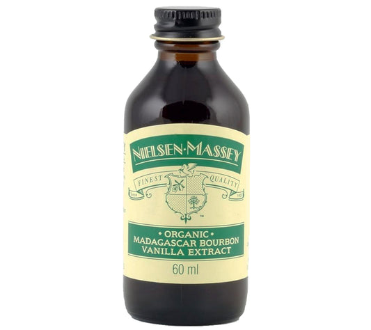 Organic Madagascar Bourbon Vanille-Extrakt (60 ml-Glasflasche)
