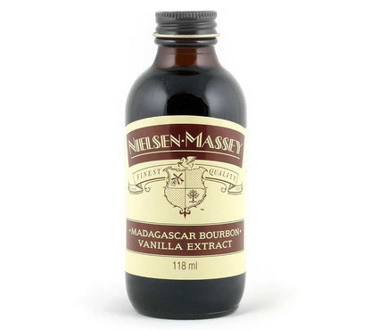 Madagascar Bourbon Vanille-Extrakt von Nielsen-Massey kaufen | cremig, süß, samtig im Geschmack | Unverzichtbar beim Backen