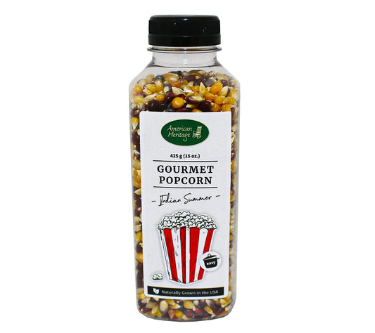 Indian Summer Gourmet-Popcorn kaufen | Buntes Gourmet-Popcorn aus historischem Saatgut ohne harte Schalen | Perfekt für einen Filmeabend | EU-weiter Versand