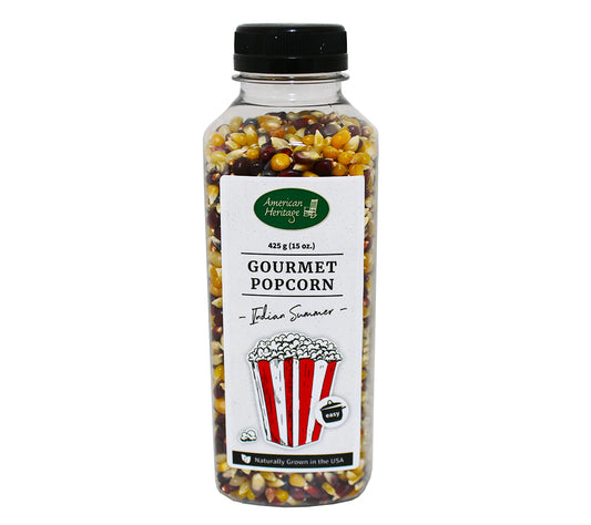 Indian Summer Gourmet-Popcorn kaufen | Buntes Gourmet-Popcorn aus historischem Saatgut ohne harte Schalen | Perfekt für einen Filmeabend 