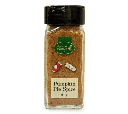 Pumpkin Pie Spice Gewürz von American Heritage kaufen | Gewürzmischung aus Muskat, Ingwer, Zimt und Nelken | Ideal für Pumpkin Spice Latte | EU-weiter Versand