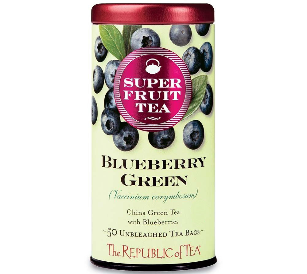 Blueberry Green Tea von The Republic of Tea kaufen | Aromatischer grüner Tee mit Blaubeeren | Ideal für die kalten Tage oder auch eisgekühlt 