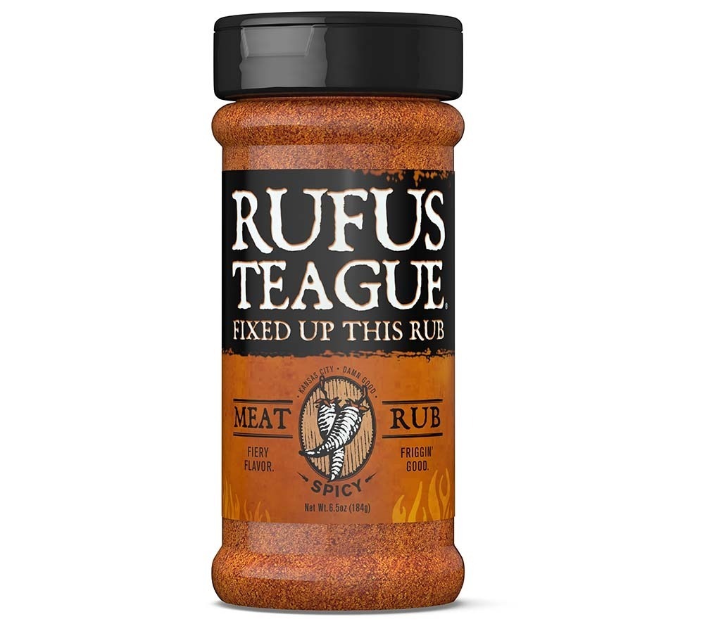 Spicy Meat Rub BBQ von Rufus Teague kaufen | Universelles scharfes Barbecuegewürz | Perfekt zu Schweine, Hähnchen, Rind oder Fisch 